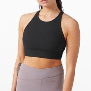 Lululemon Energy Bra High Neck LL Rib w/ Cross Cross Back